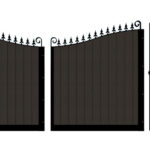 Sliding Gate in Composite - The Portsmouth - split
