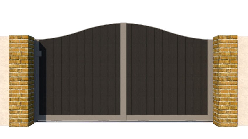 Sliding Gate in Composite - The Shropshire - closed