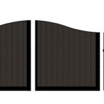 Sliding Gate in Composite - The Shropshire - split