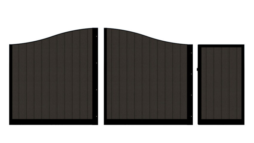 Sliding Gate in Composite - The Shropshire - split