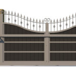 Sliding Gate in Composite - The Westfield - rear