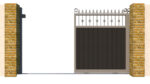 Sliding Gate in Composite - The Wilton - opening