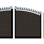 Sliding Gate in Composite - The Wilton - side