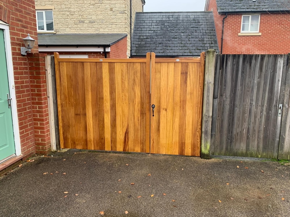 Wooden Garden Gate 6’ X 3’ New Side Entrance Gates Cottage Design Mortise Tenon! 