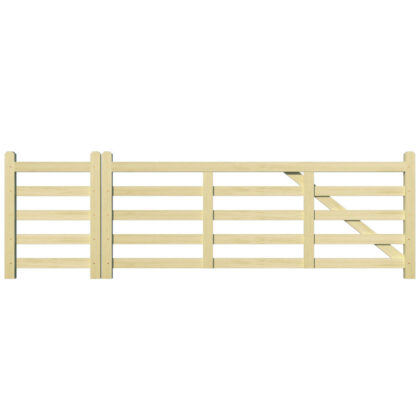 Straight Rail Field Gate and Access