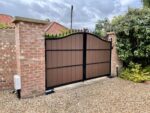 Stratford Composite Driveway Gate rear