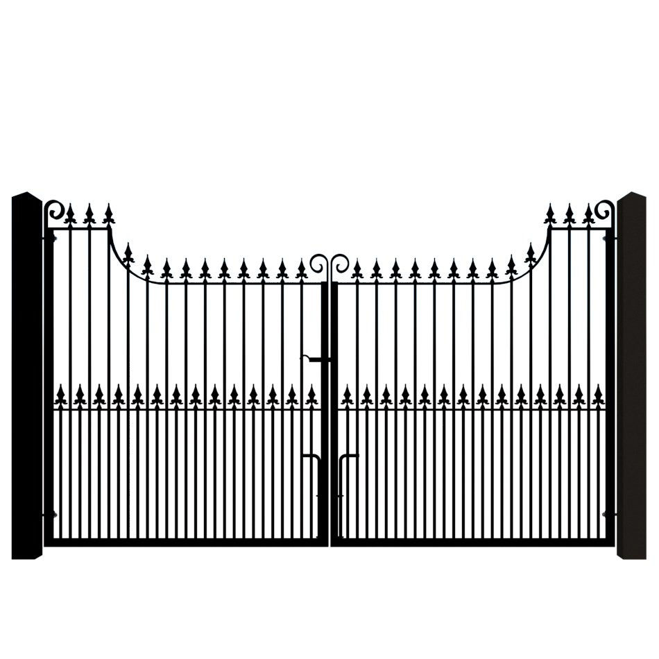 The Chester metal driveway gate