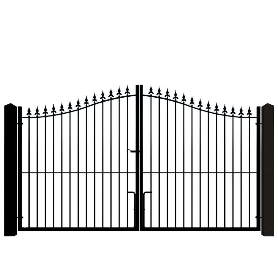 The Hartland metal driveway gate