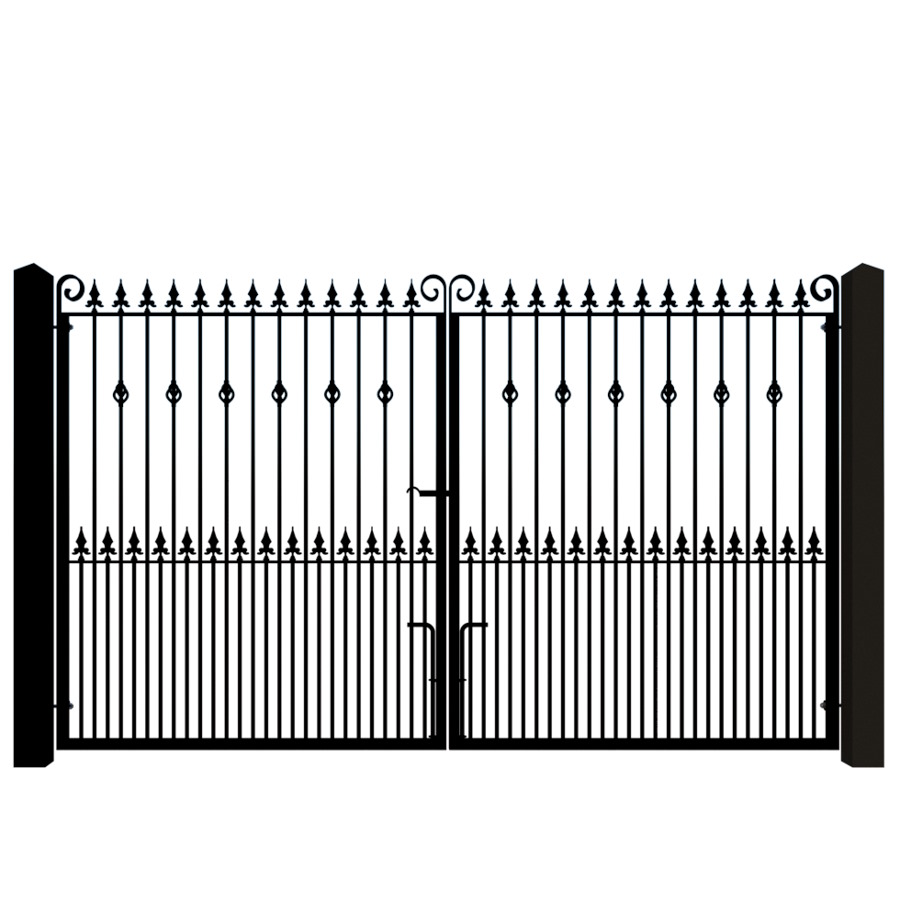 The Sheringham metal driveway gate