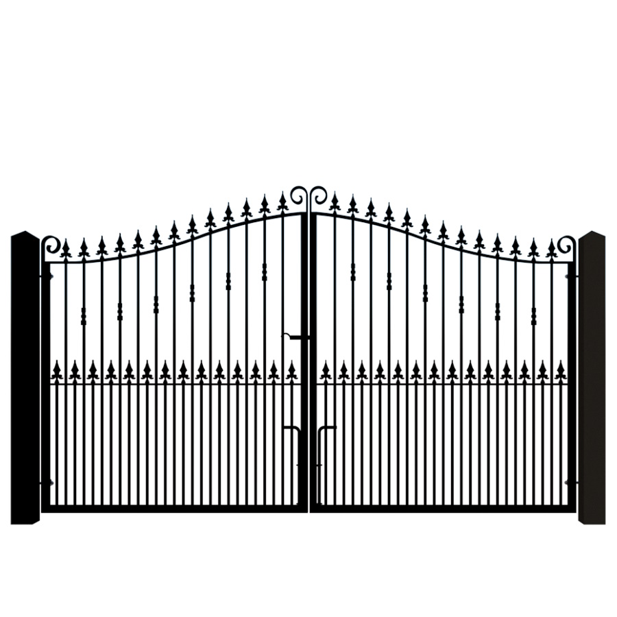 The Wentworth metal driveway gate