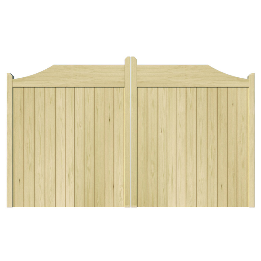 Wooden Driveway Gate - The Abbeywood