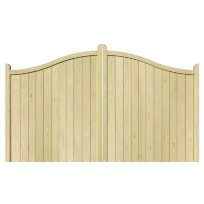 Wooden Driveway Gate - The Berkshire