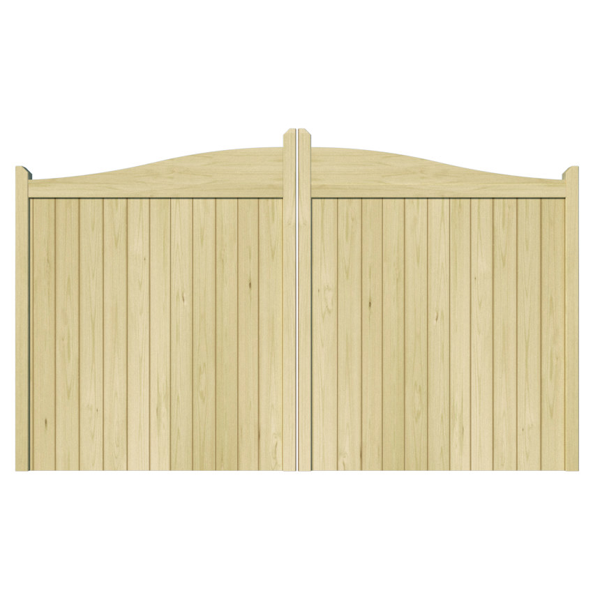 Wooden Driveway Gate - The Brookwood