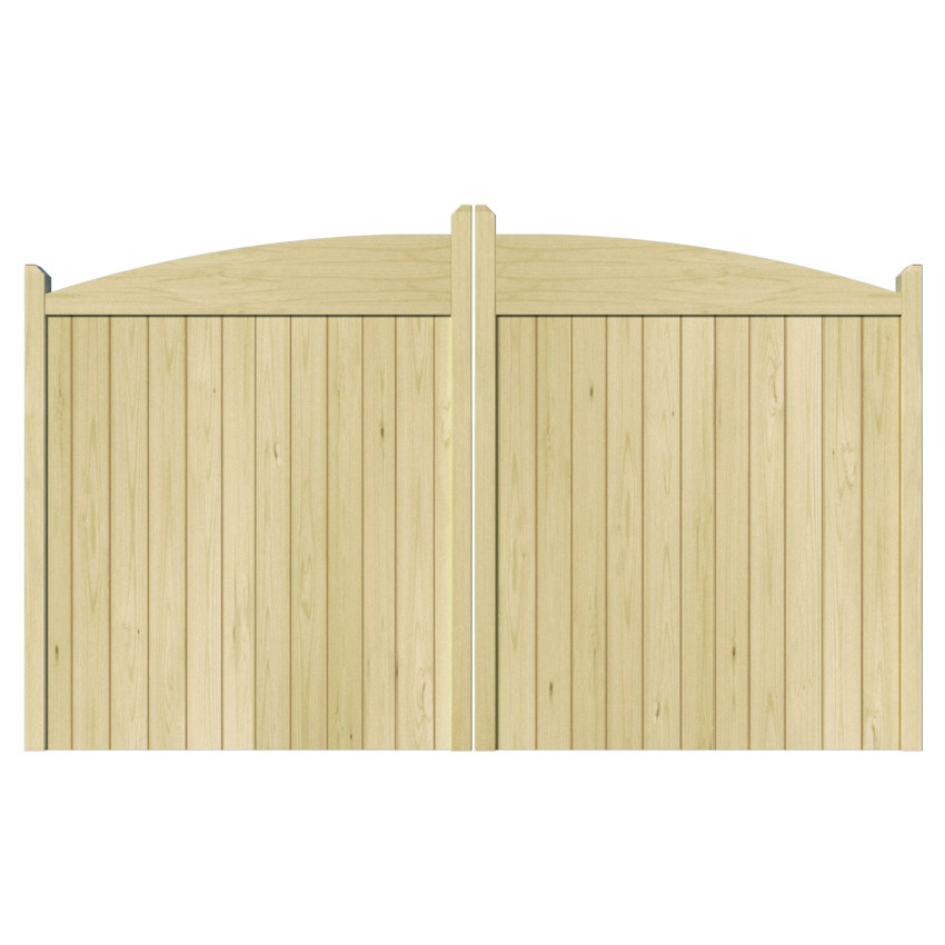 Wooden Driveway Gate - The Earlswood