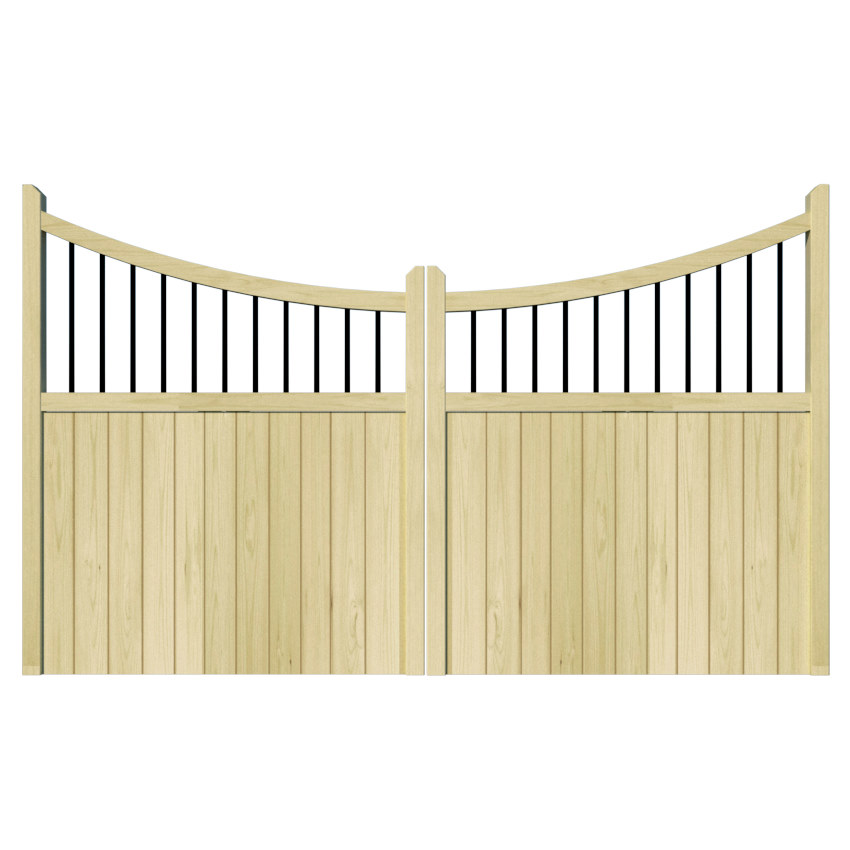 Wooden Driveway Gate - The Foxwood
