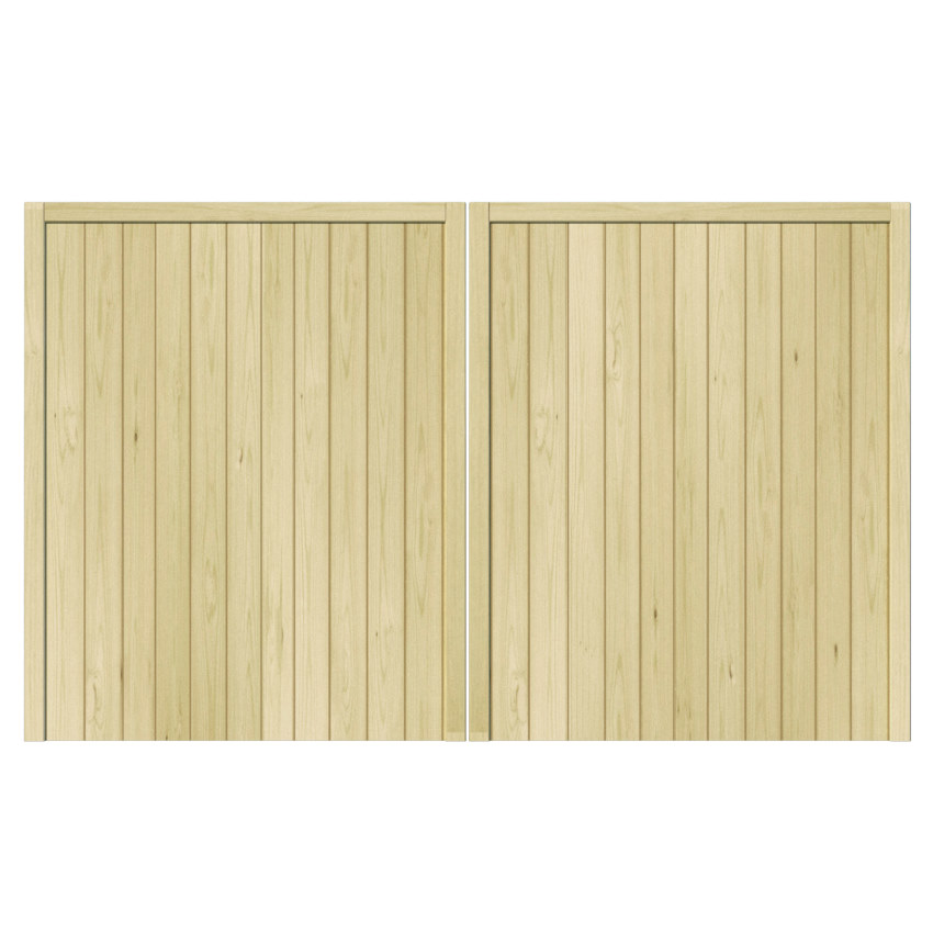 Wooden Driveway Gate - The Guildford