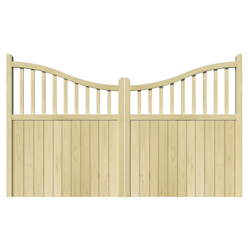 Wooden Driveway Gate - The Heritage