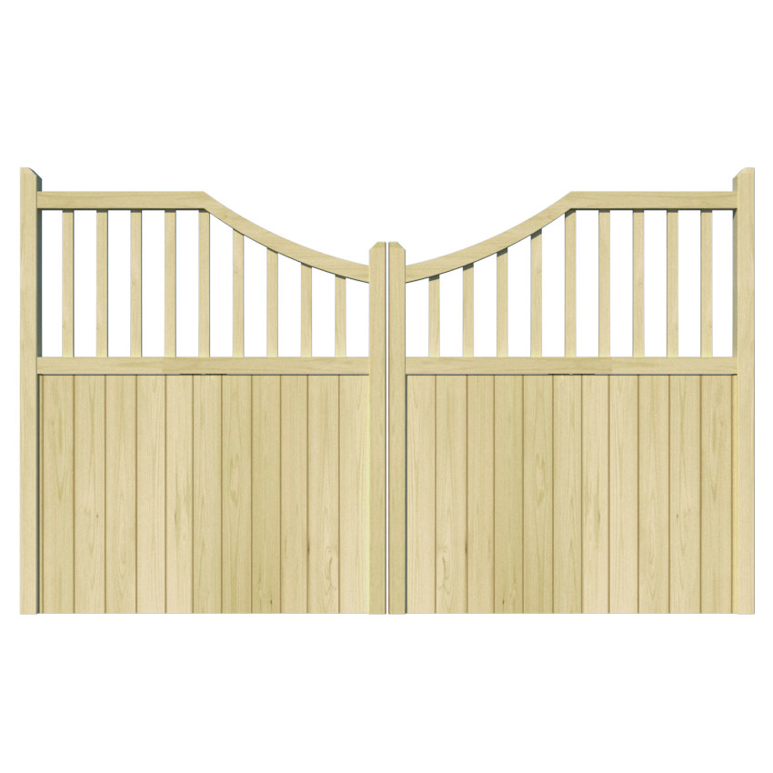Wooden Driveway Gate - The Hinchleywood