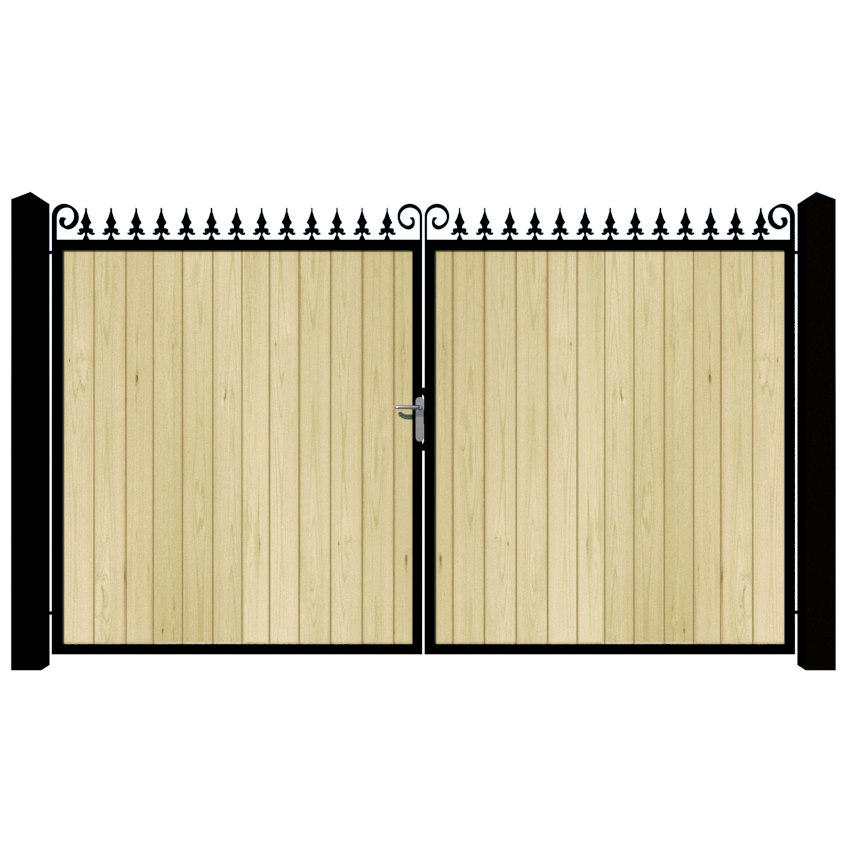 Wooden Driveway Gate - The Middleton