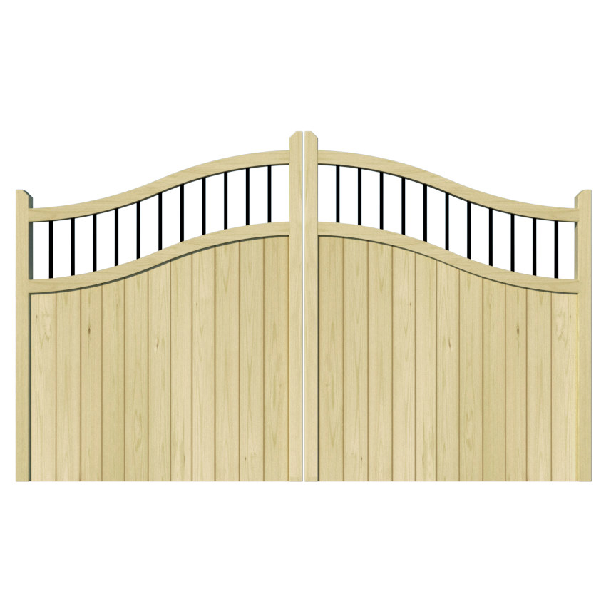 Wooden Driveway Gate - The Outwood