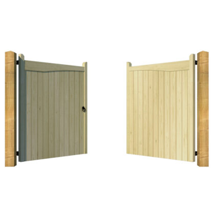 Wooden Driveway Gate - The Pettswood - open
