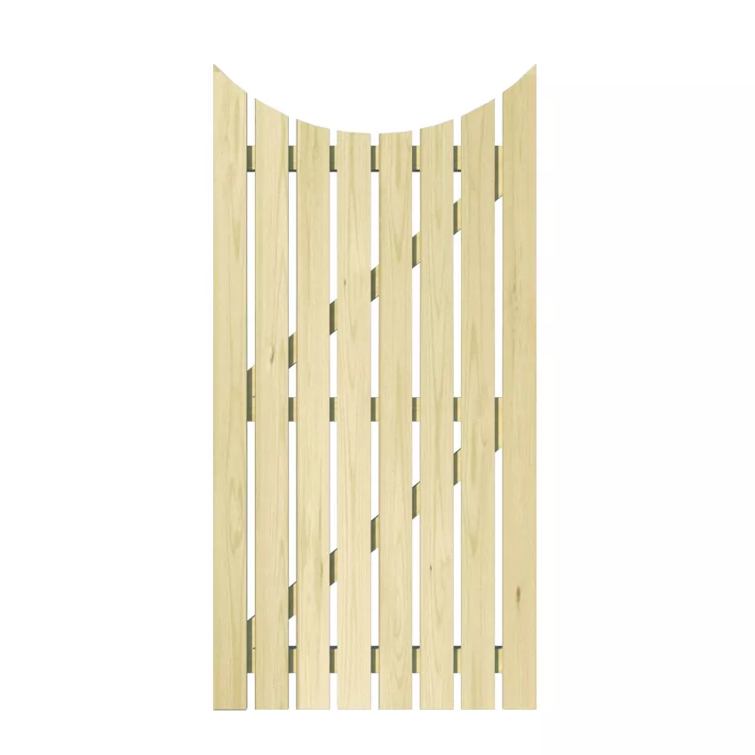 Wooden Side Gate - The Bakerswood