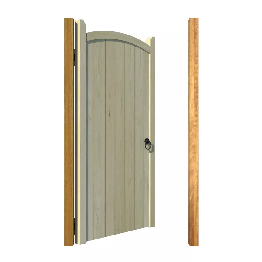 Wooden Side Gate - The Chappelwood - open