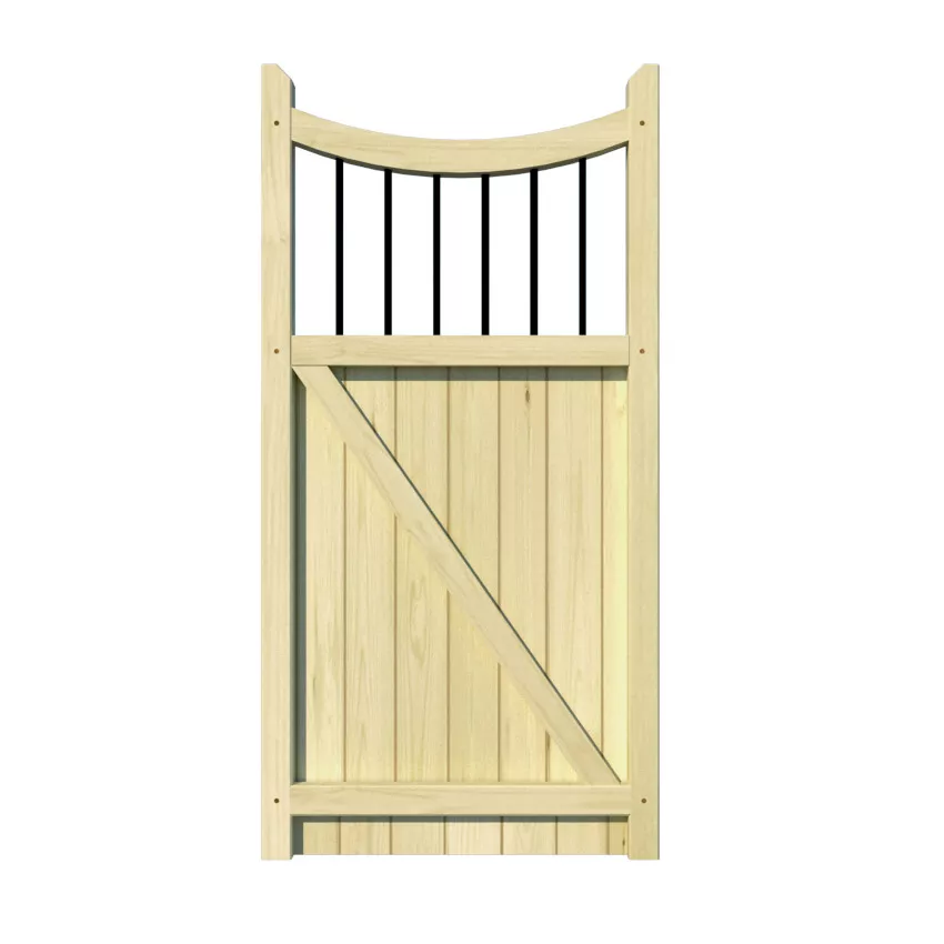 Wooden Side Gate - The Foxwood - rear