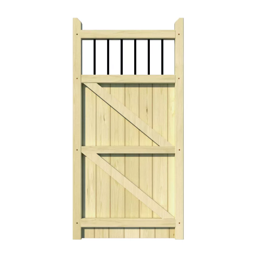 Wooden Side Gate - The Shrewsbury - rear