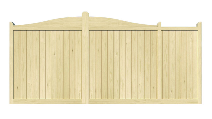 Wooden Sliding Gate - The Brookwood