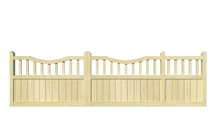 Wooden Sliding Gate - The Knowlwood