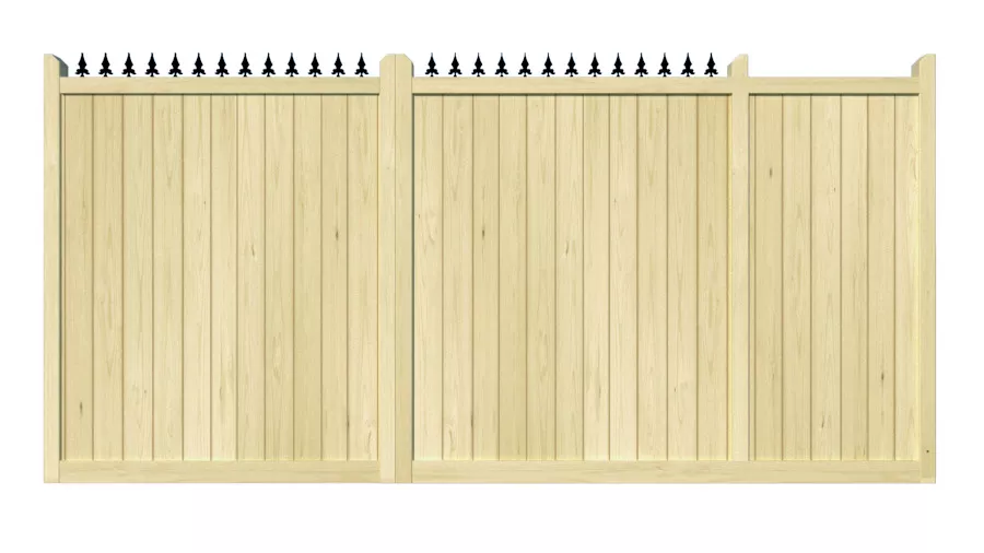Wooden Sliding Gate - The London