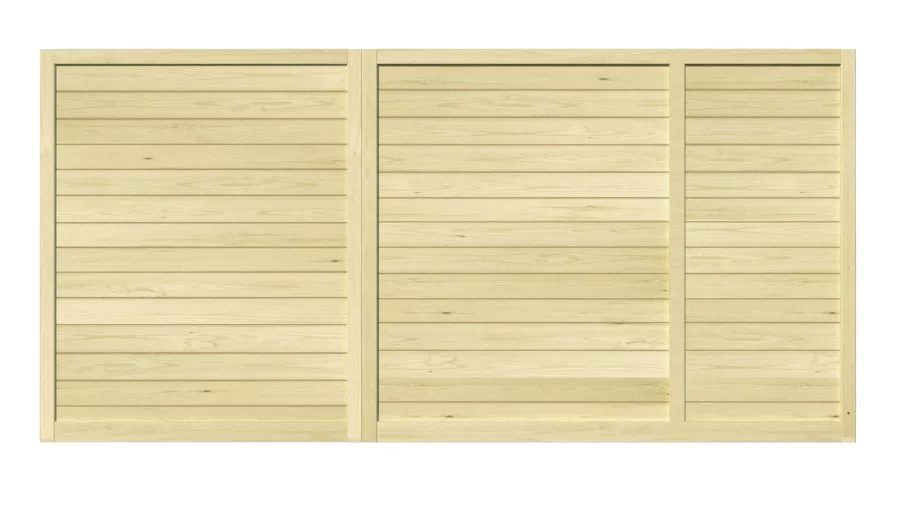 Wooden Sliding Gate - The Newport