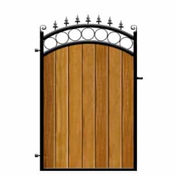 Garden Gates Metal Framed Timber, How Much Are Metal Garden Gates