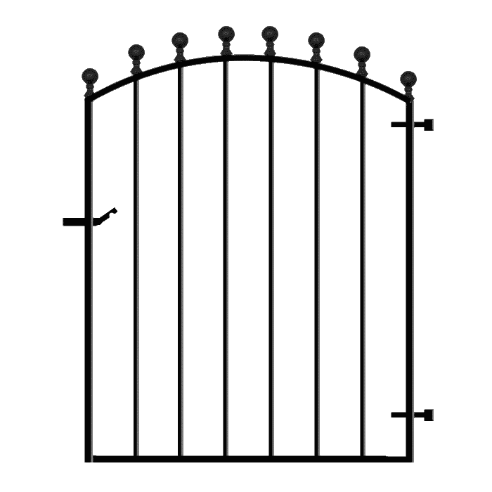 Garden Gates | Metal - The Peacehaven by Gates and Fences UK