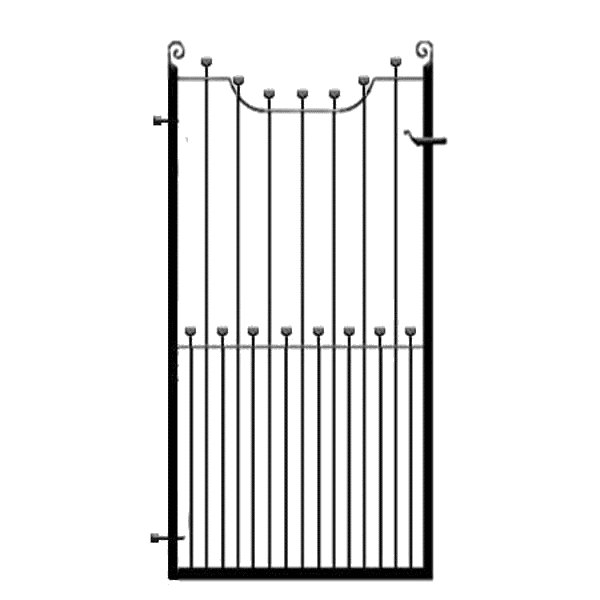 Metal Side Gates | Wrought Iron Gate | Front Pedestrian