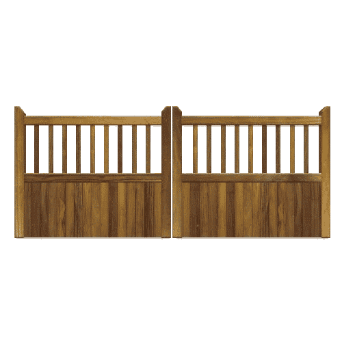 Staffordshire Hardwood Driveway Gate, 3ft Wooden Driveway Gates