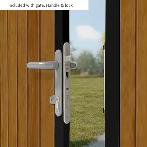 Handle and lock for gate