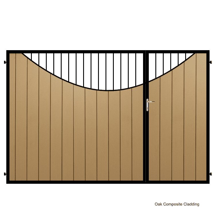 3/4 Split Composite Driveway Gate - The Lyndhurst