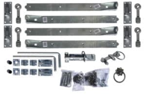 36" Galvanised Adjustable Hinge Set