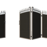 Bi-fold Composite Gates - The Bath - 3+1 opening