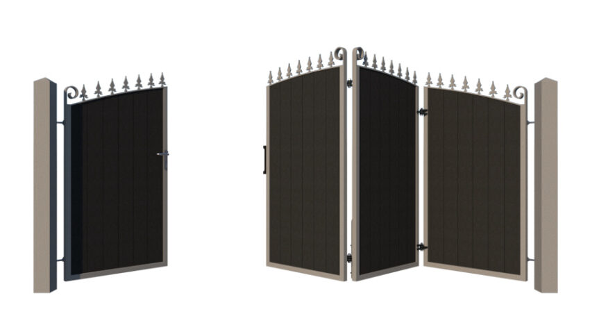 Dorchester Composite Bi-fold Gate - Image 7