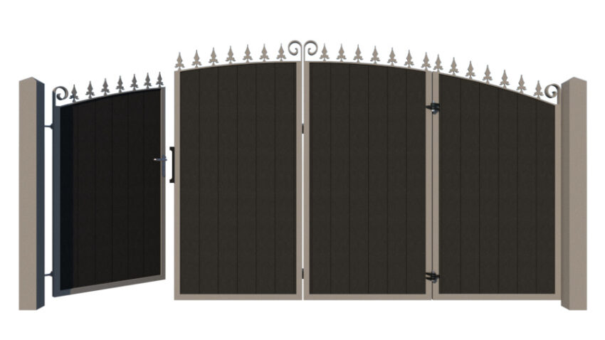 Bi-fold Composite Gates - The Dorchester - 3+1 open