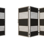 Bi-fold Composite Gates - The Harrogate - 3+1 opening
