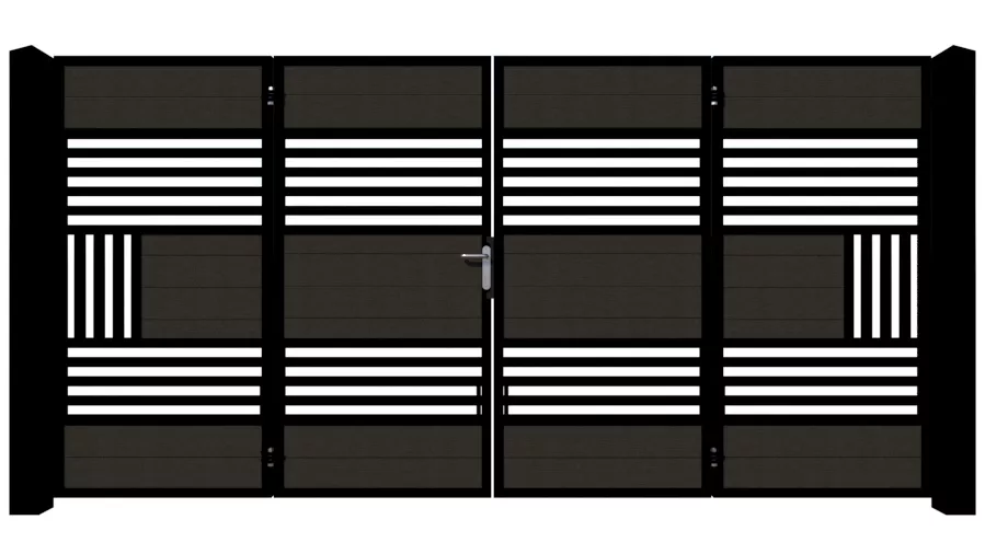 Bi-fold Composite Gates - The Harrogate