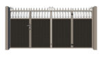 Bi-fold Composite Gates - The Lemmington - 3+1