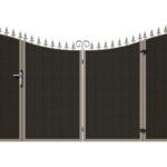 Bi-fold Composite Gates - The Portsmouth - 3+1