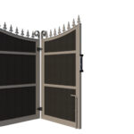Bi-fold Composite Gates - The Portsmouth - 3+1 rear
