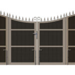 Bi-fold Composite Gates - The Portsmouth - rear