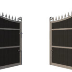 Bi-fold Composite Gates - The Portsmouth - rear opening
